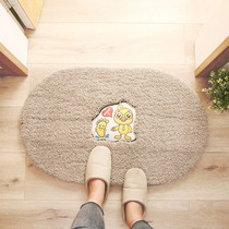 Bathroom floor mat thickened doormat Entrance door foyer household floor mat Bathroom absorbent carpet Bathroom non-slip mat