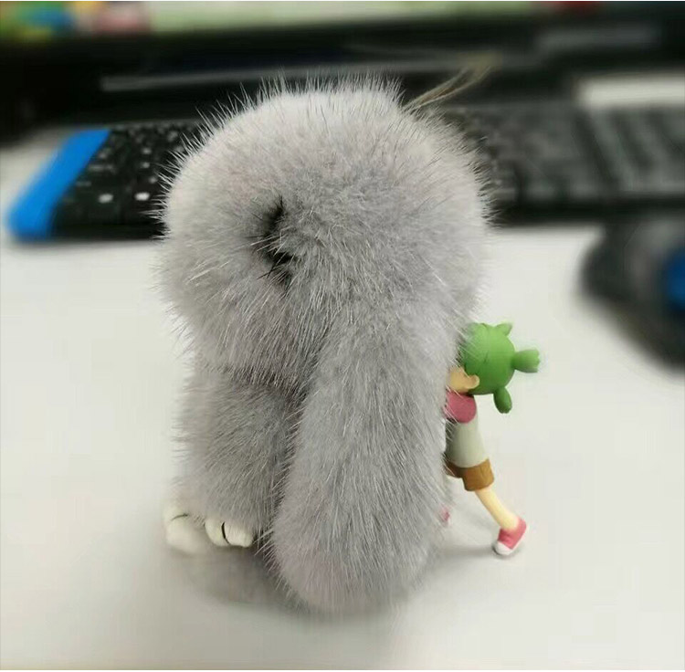 明轩国际 正版装死兔jonstew 哥本哈根水貂毛兔子 包包挂件吊坠