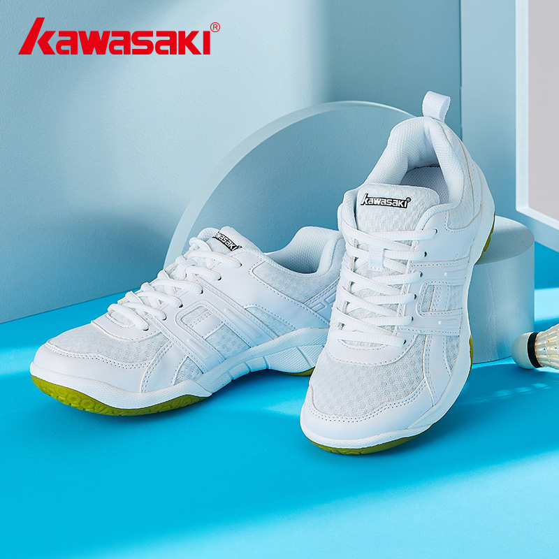 Kawasaki Kawasaki badminton shoes men's and women's training shoes shock-absorbing breathable sports shoes non-slip wear-resistant