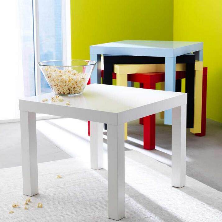 宜家代购拉克边桌小方桌客厅茶几咖啡桌小边桌儿童学习桌方几