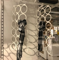 IKEA Multifunctional Scarf Rack Home Storage Artifact Tie Scarf Rack Belt Stockings Hanger Ring Ring Hanger