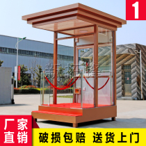 Property Image security guard booth platform glass sentry box security guard booth mobile guard kiosk concierge station booth