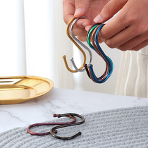 Stainless steel adhesive hook kitchen kitchenware adhesive hook gadget 4 Pack