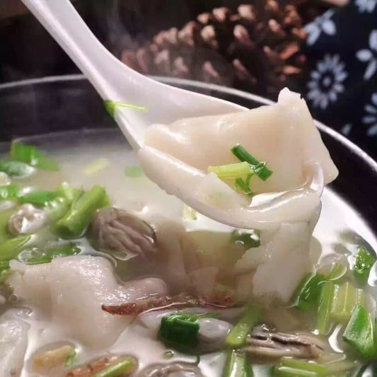 鼎边糊片 连江锅边片 福州小吃锅边糊 福州特产大米制作1000克