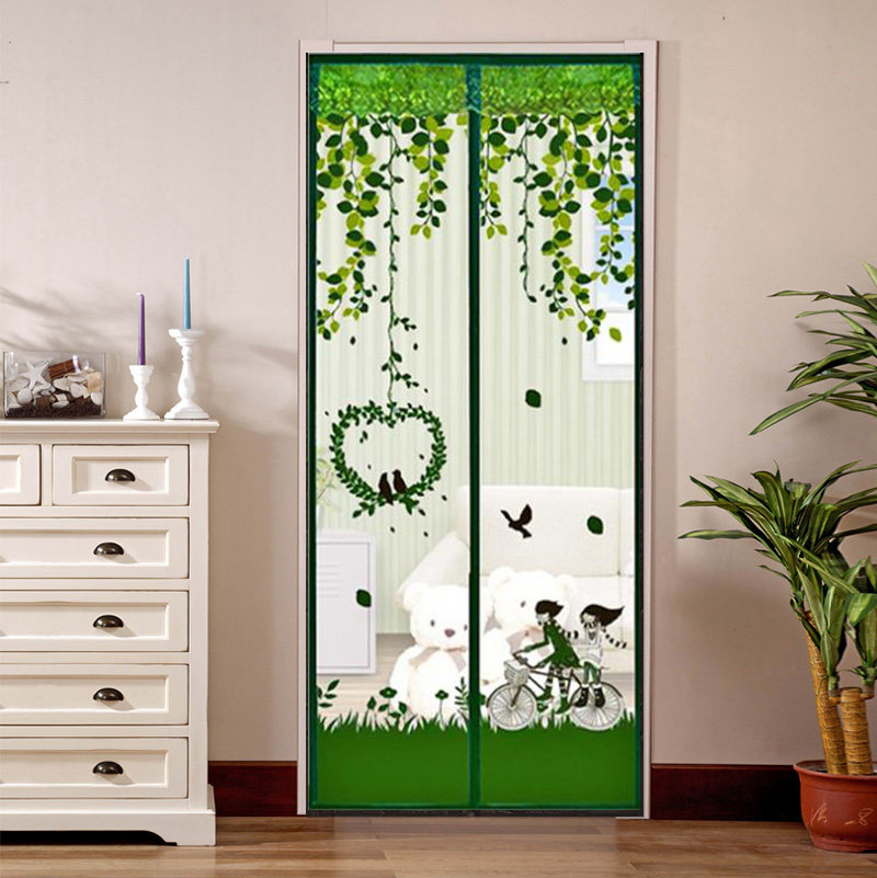 夏季防蚊门帘防蚊磁性加密软纱门帘卧室隔断防苍蝇蚊虫子纱窗沙门