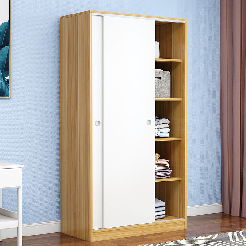 Buy Wardrobe sliding door simple modern economy type selfassembly