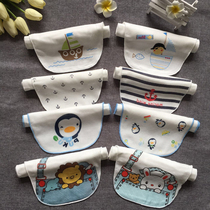 Japanese ZD Four Layers Gauze Baby Suction Sweat Scarves Pure Cotton Children Sweat Scarves Full Cotton Padded Back Towels Without Fluorescent Agents