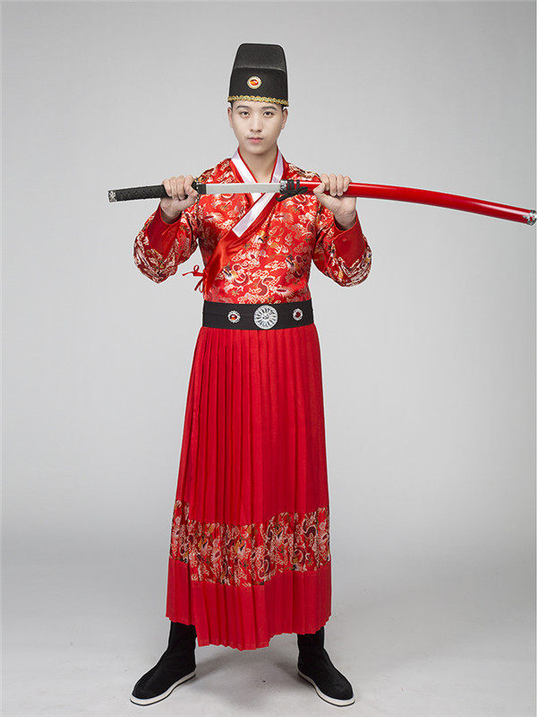 皇帝龙袍衙门捕头服装明朝官服男古代囚服少年锦衣卫衣服男飞鱼服