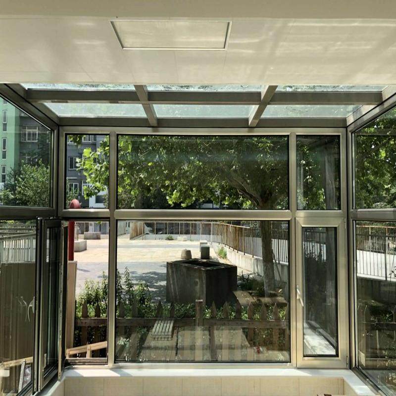 钢结构玻璃顶阳光房露台-豆扣家