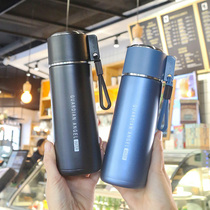 Creative thermos cup ladies student with lid adult portable can drink water out male simple leak-proof travel Cup