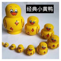 Russian doll 10-layer air-dried basswood tasteless handmade holiday gift children's educational toys creative ornaments