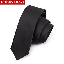 Мужская версия 5cm Light Личность Черный галстук Тенденции Досуг Студенты в модных рубашках Ins Женщины