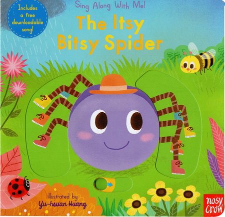 英文原版绘本 sing along with me: incy wincy spider 蜘蛛爬啊爬