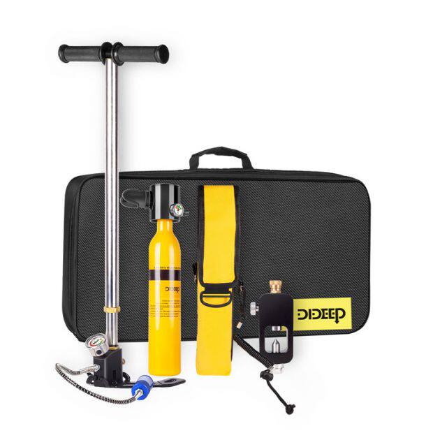 dideep水下氧气罐便携式潜水气瓶水下备用氧气罐水下呼吸器套装-[送礼