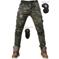 New autumn and winter camouflage casual Harley locomotive jeans motorcycle riding jeans locomotive racing pants