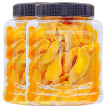 Yellow peach dried fruit 500g canned dried peach meat snack fruit Dried bulk peach slices Candied preserved peach