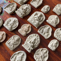 (Meadow Buddha statue) Tibet Lhasa pure handmade traditional wipe over Buddha statue like multiple bodhisattva clay statue