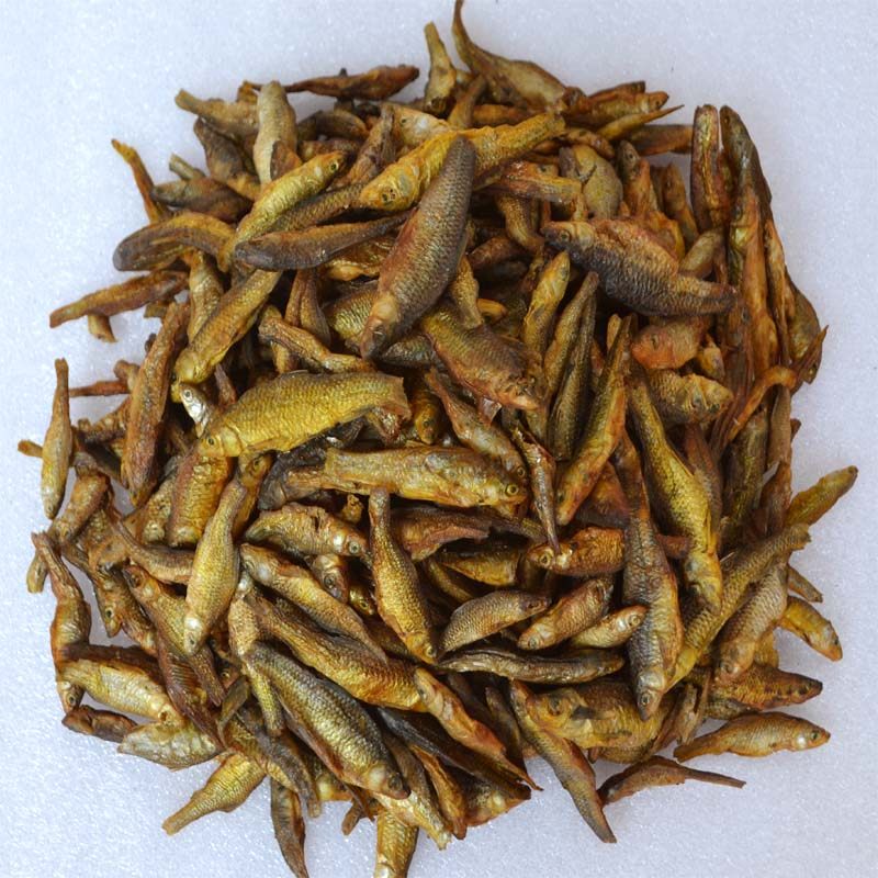 稻田野生小鱼干稻花鱼干鱼仔烘焙腊鱼贵州黔东南特产100克5份包邮