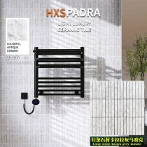 HXSPADRA Natural Marble Small Long-Strip Mosaic Tile Carala Gray Bathroom Wall Tile