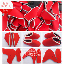 Wool cotton slippers lined with thick waterproof glue high-density high-elastic sponge the first according to the foot type design inner liner