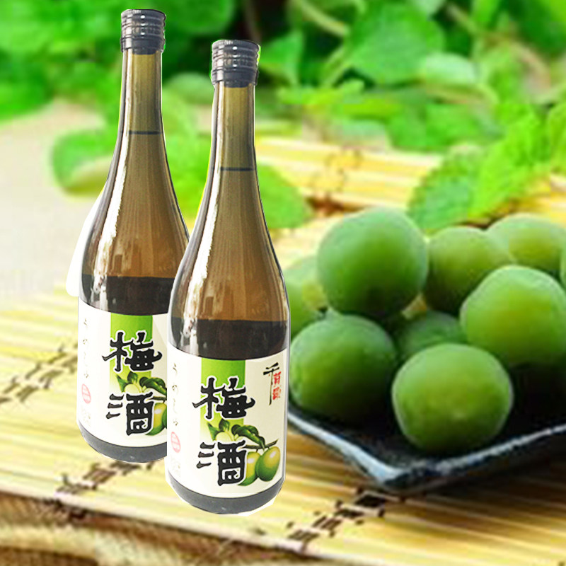 梅酒千鹤寿梅酒青梅酒日式梅酒清酒果酒女士酒甜酒730ml包邮_7折现价