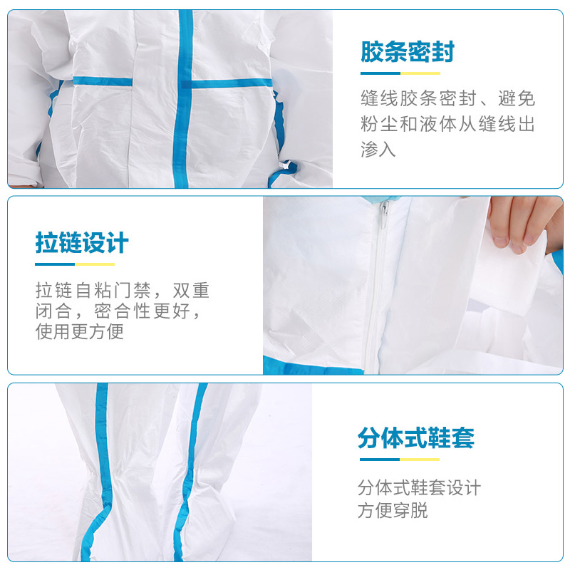 医用防护服医护医生专用连体全身一次性防疫用品隔离衣服病毒医疗