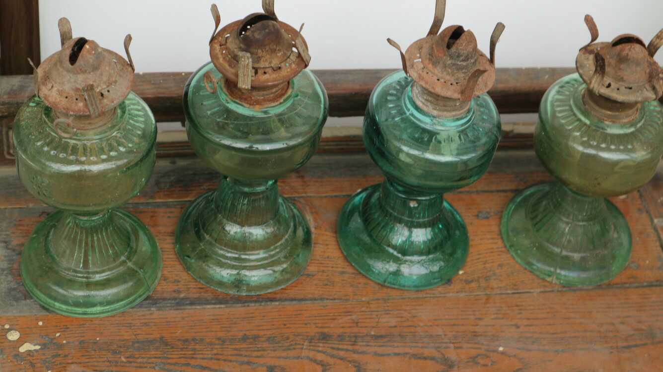 民俗老物件煤油灯老照灯玻璃罩灯50年代灯复古杂项怀旧收藏