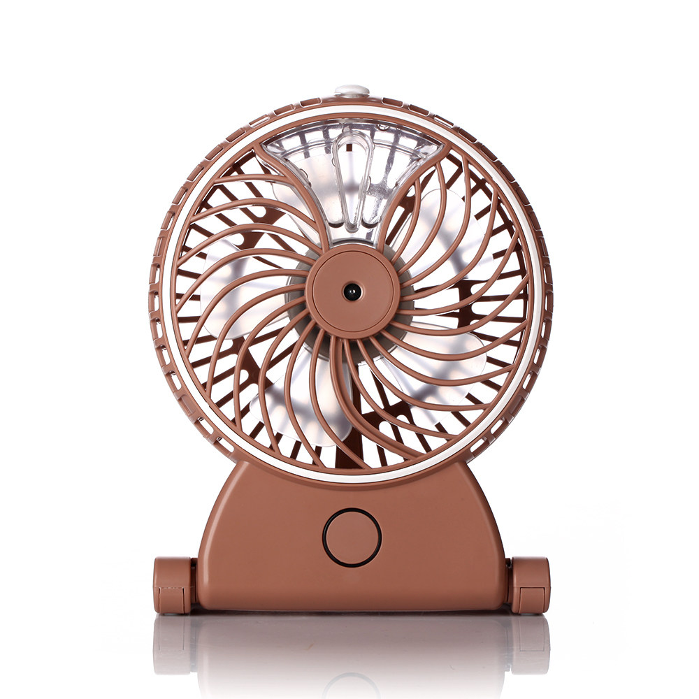 usb充电风扇迷你美容加湿喷雾小型空调制冷学生静音便携寝室风扇