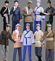Ancient costume Qing Dynasty family farmer second servant scholar handyman performance restaurant restaurant officer entourage master housekeeper