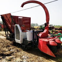Green storage machine disc cutting table full pearl corn straw crushing harvester large caterpillar silage feed all-in-one machine