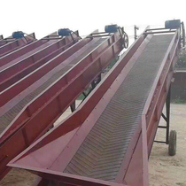 Matching horizontal hydraulic packer press block machine large small conveyor belt on material machine dragon