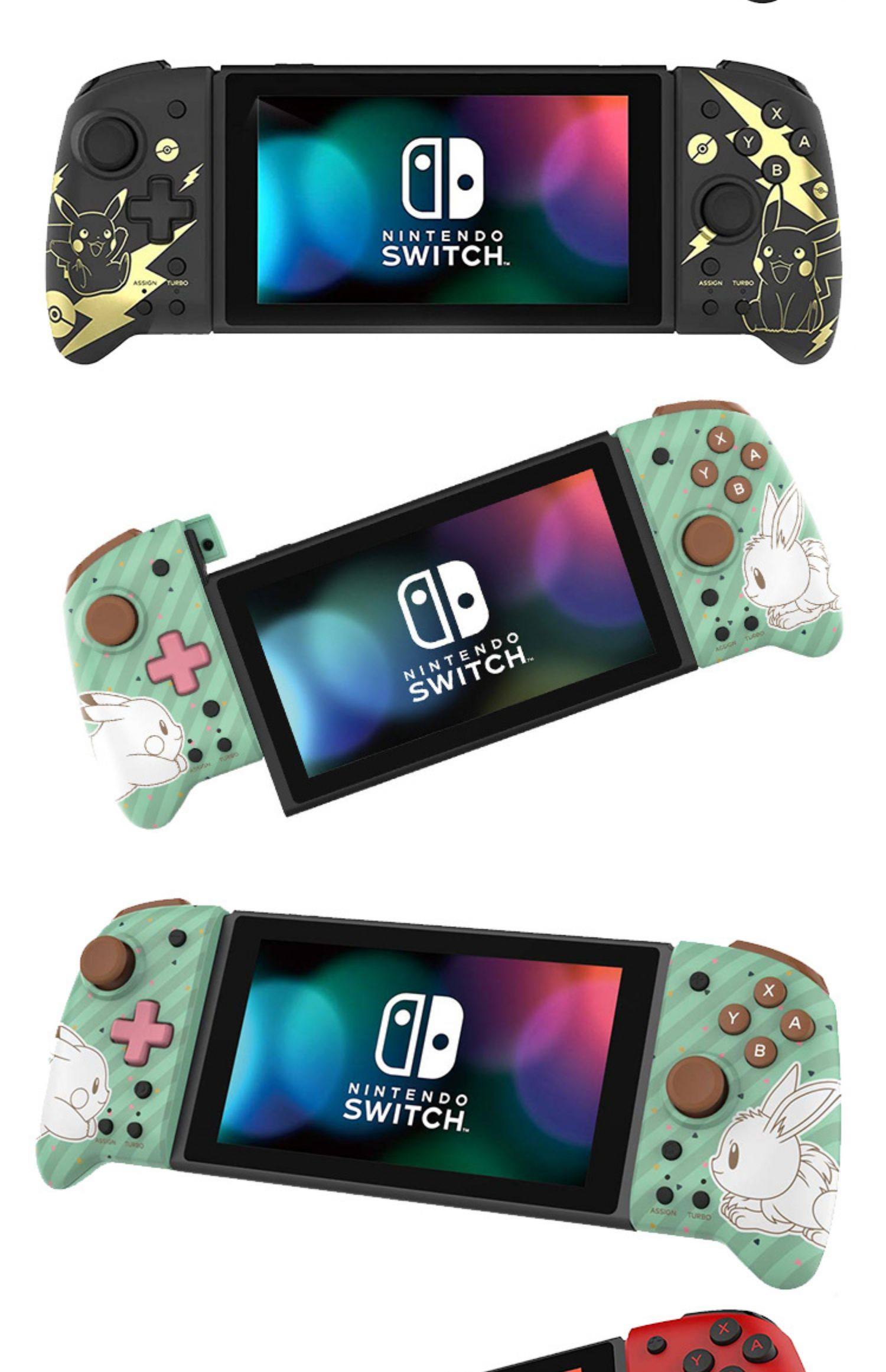 horiswitch原装ns恶魔机甲手柄joycon吃豆人皮卡丘魔派双子星