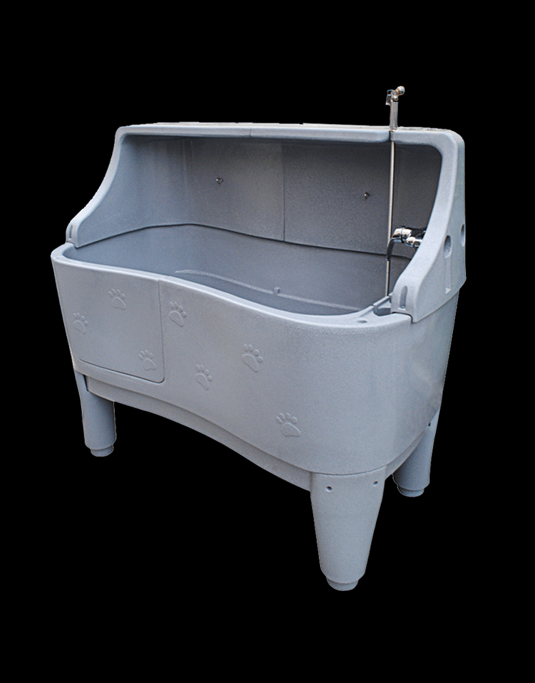 春舟宠物店美容泰迪金毛大型犬狗狗浴缸浴池洗澡池浴盆带背板龙头_不