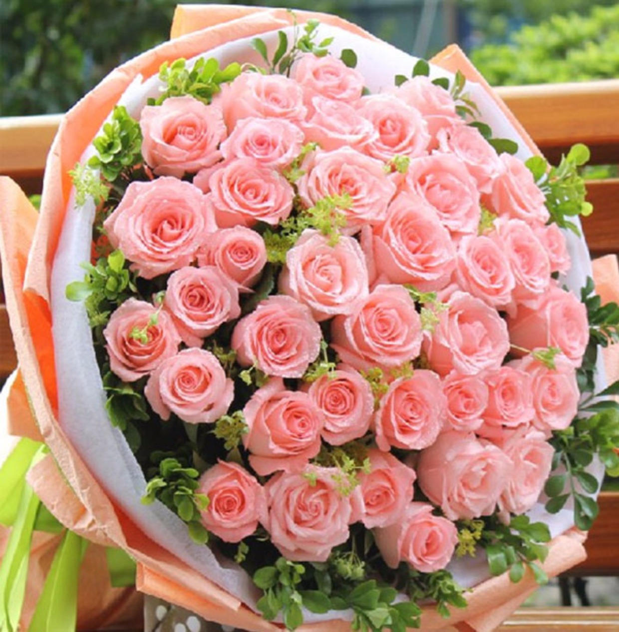 全国送花表白33朵玫瑰鲜花花束礼盒同城速递北京天津上