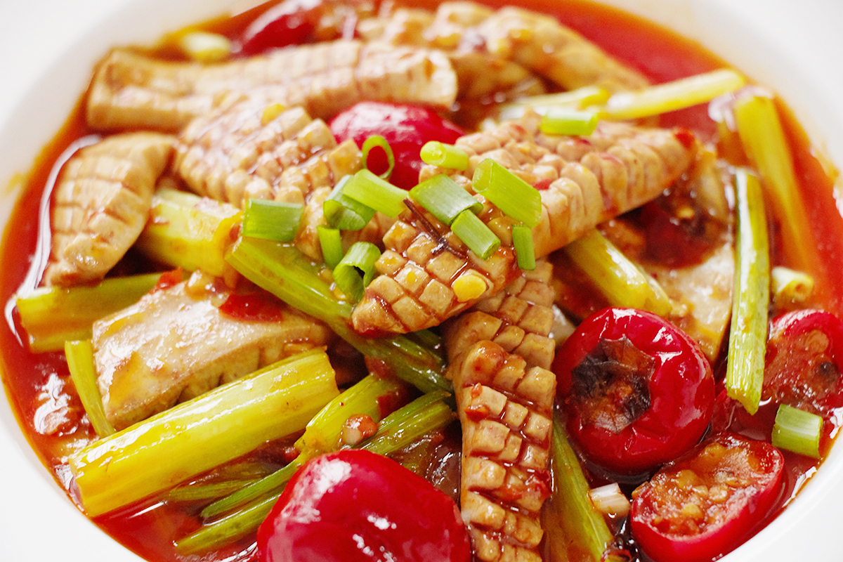 四川滋味,倍儿爽的下饭佐酒菜:爆炒泡椒腰花