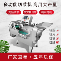 Vegetable cutter Commercial multi-function automatic shredding slicing dicing cutting electric potato and leek cutter for canteen
