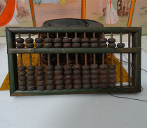 Antique old abacus the whole wood the old objects of the last century are suitable for making money movie props nostalgic display