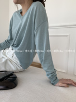 Handai Chic te Hui ~ Merino Wool Cashmere Thin V-neck Knitting ~