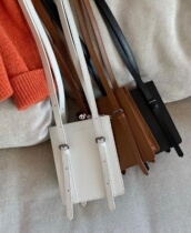 Korean Chic Korean brand designer spring new retro cowhide bag