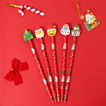 Christmas decorations Cartoon pencils Primary school students prizes hb pencils Christmas dolls Pencils Christmas gifts