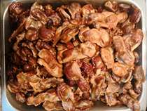 Wangjia roasted chicken smoked sauce chicken zizzard chicken gizzard chicken gizzard a catty of 500 grams vacuum packaging Jixi specialty food