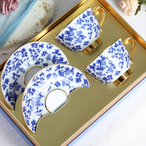 Spot LEggle FRANCE France Lifix white porcelain Qinghua tea tea tea cup Saucer Cups Coffee Cup for Cup