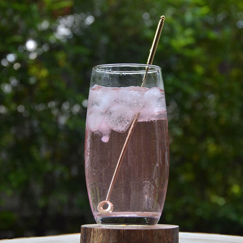 鸡尾酒搅拌棒 不锈钢装饰棒 金属镀色 长饮搅棒调酒棒 冷饮搅拌勺