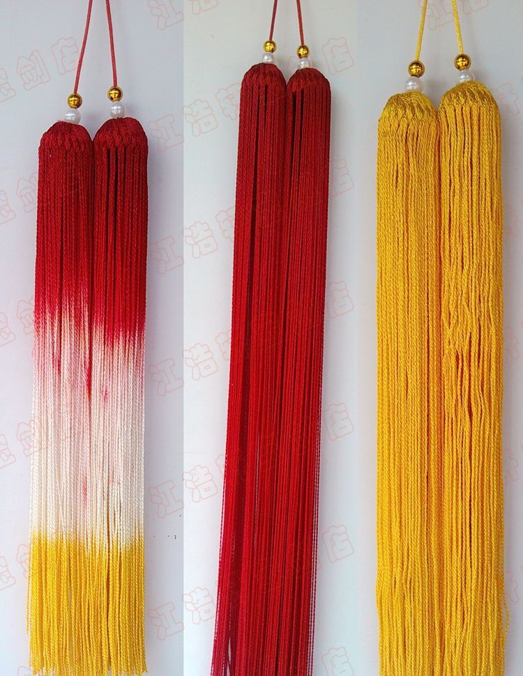 江记三两 手工剑穗 长穗剑 木兰长穗剑 太极长穗剑 长须 加长剑穗