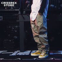 Battles Spring National Tide Basic fashion Radish pants narrow mouth tooling casual trousers men and women casual pants