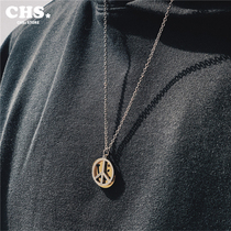 MODITEC national tide jewelry New Wild Design anti war smiley face pendant necklace