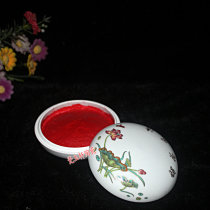 Cultural goods painting tools calligraphy supplies four treasures Jingdezhen porcelain Indonesian porcelain box