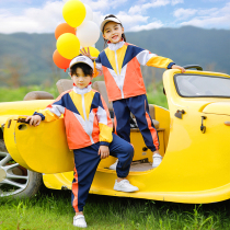 Three-in-one detachable male and female children plus velvet padded suit 2021 new middle school children spring and autumn