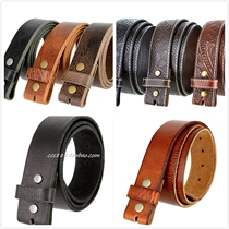 19719 American Western cowboy Harley retro bare scalp belt No scalp belt