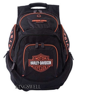161212 Magic domain Harley motorcycle mens shield standard backpack imported from the United States